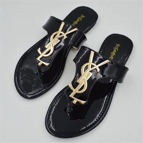 ysl slipper|ysl women sandals.